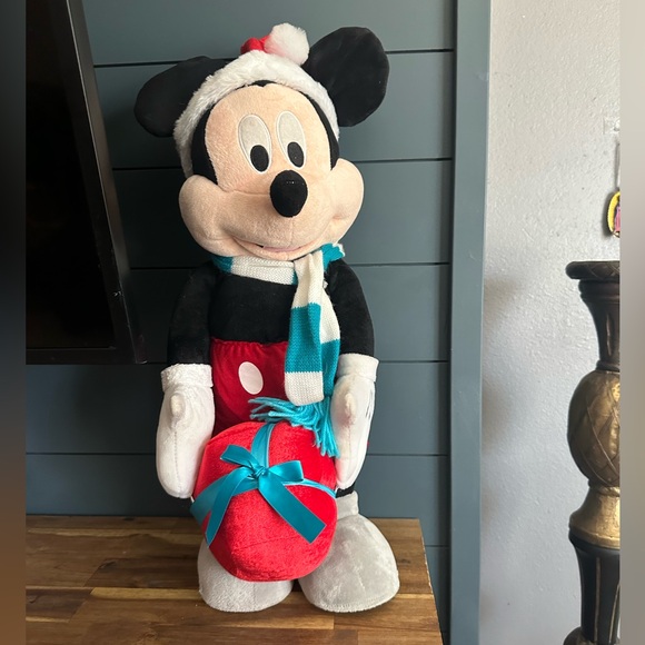 Disney | Holiday | Disney Mickey Mouse Plush| 25” Tall - Picture 3 of 10